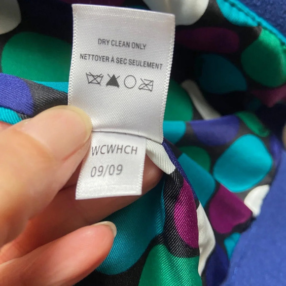 Aero wool blend double breasted button pea coat  Sz L - Picture 9 of 12